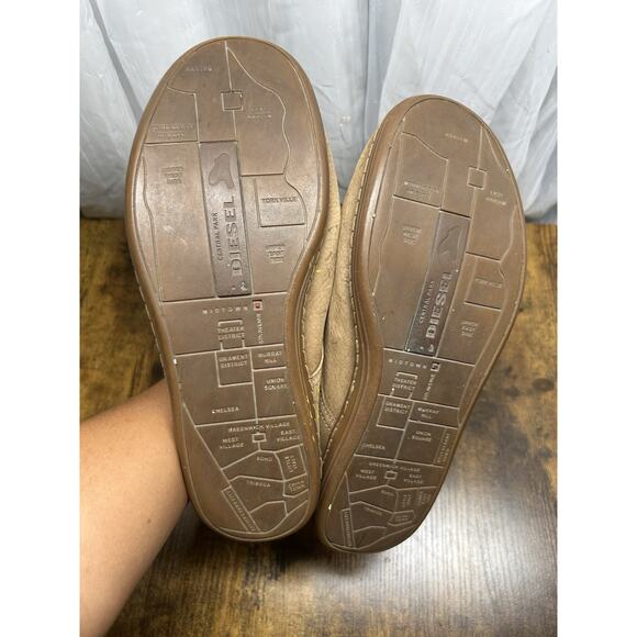 Diesel Men’s Leather Chukka Boots Size 10 Brown Casual Lace Up Y2K Grunge NYC - Picture 10 of 10